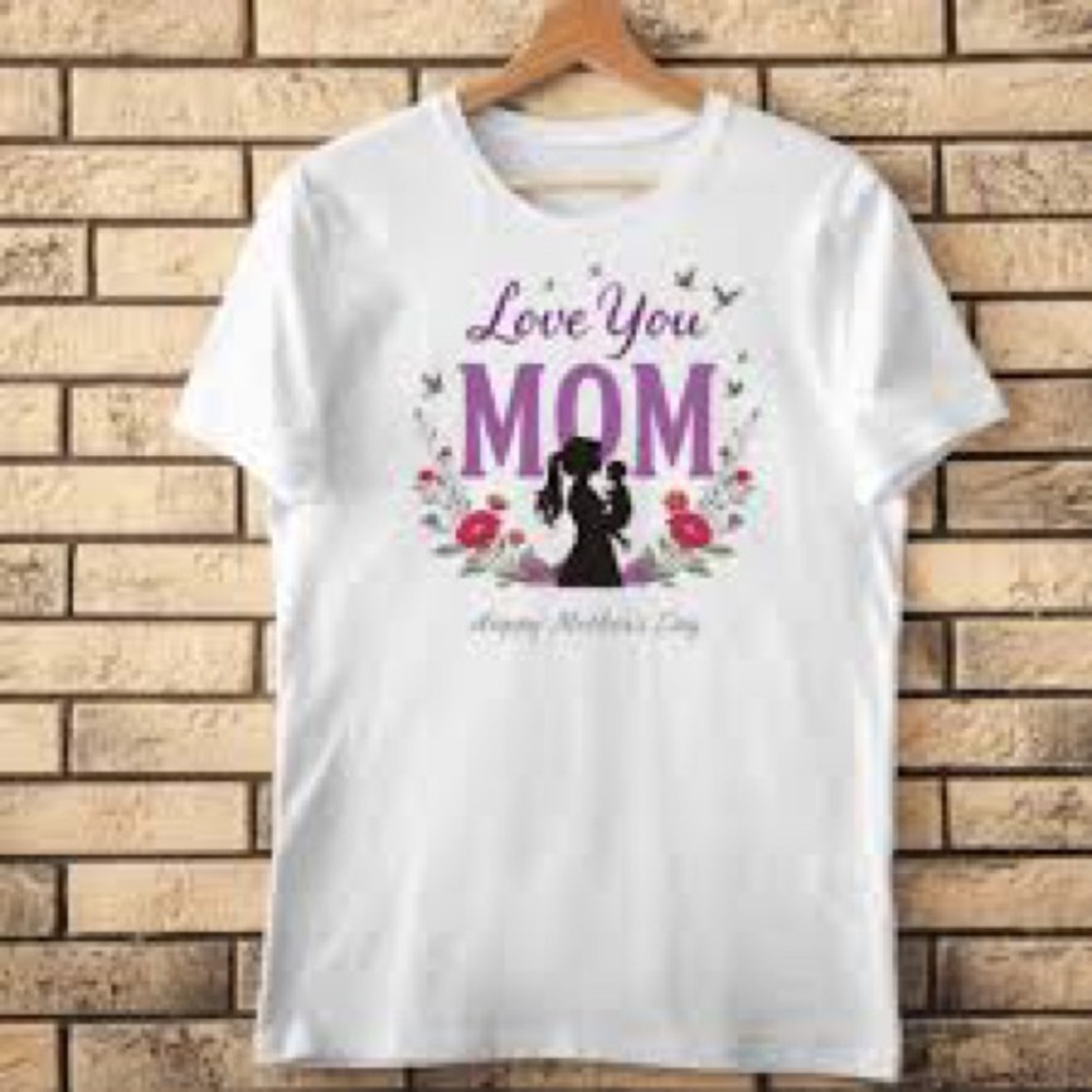 Vintage Love You Mom Kids T-Shirt, Gift for Mother Day, Kids’ Mother Day Shirt